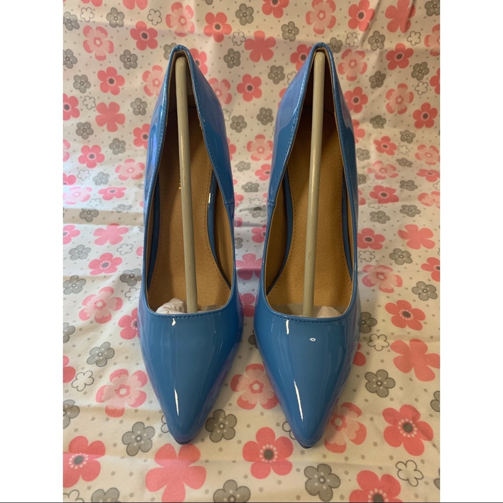 Blue Fashion Nova “All About My Business Pumps”